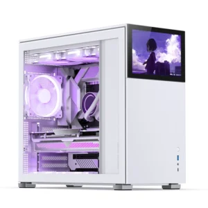 Jonsbo D41 STD Screen – ATX Mid-tower med inbyggd 8″ skärm