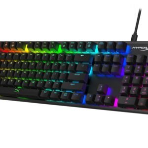 HyperX Alloy Origins mekaniskt gamingtangentbord Red linjära brytare (Nordisk Layout)