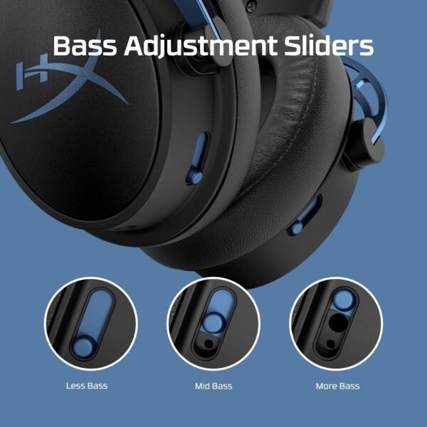 HyperX Cloud Alpha S – Gamingheadset med 7.1 Surround & Justerbar Bas - Bild 4