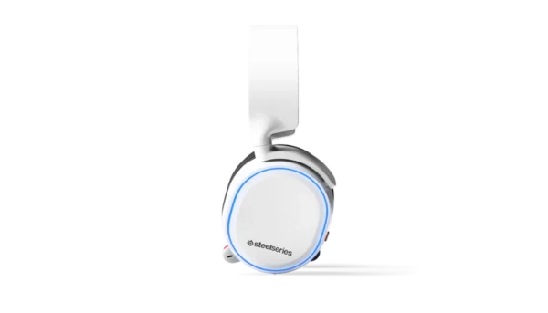 SteelSeries Arctis 5 vit - RGB Gamingheadset med 7.1 Surround - Bild 4